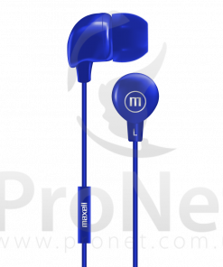 Audífonos Maxell In-Bax con Micrófono Azul
