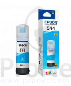 Botella de tinta para Epson T544 Cyan
