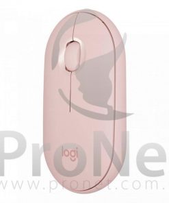 Mouse Inalámbrico y Bluetooth Logitech Pebble M350 Rosa
